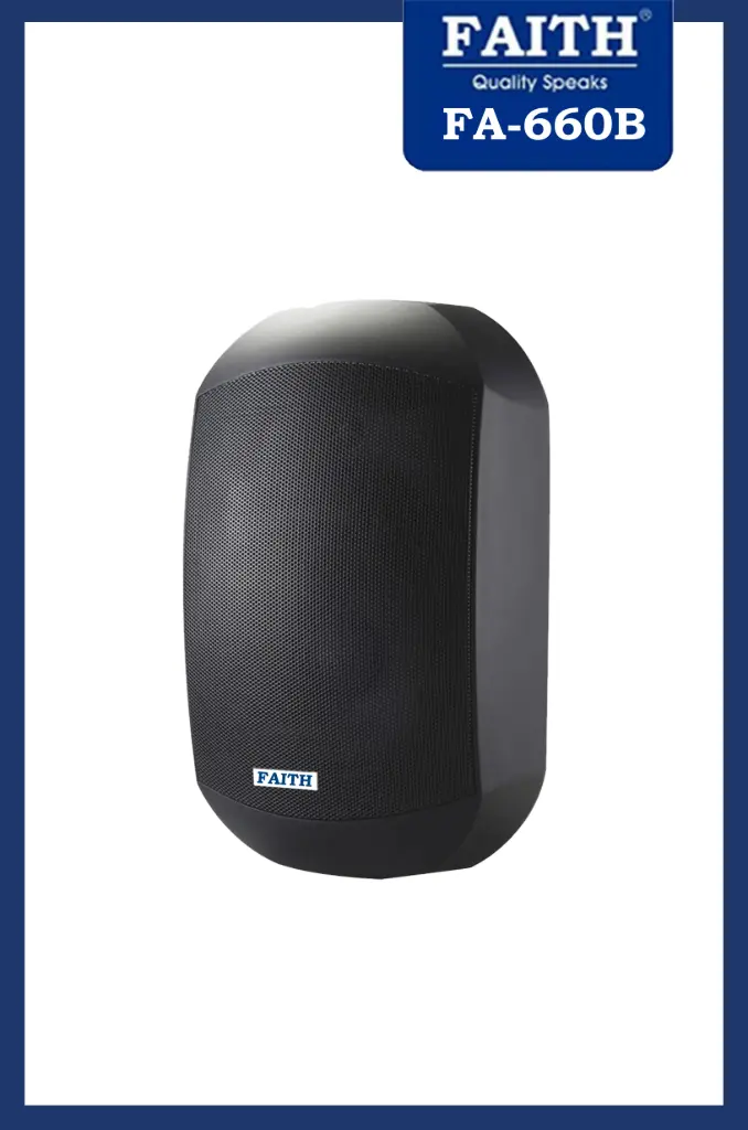 FAITH WTP-660B / FA-660B Outdoor/Indoor Wall Mount Speakers IP66