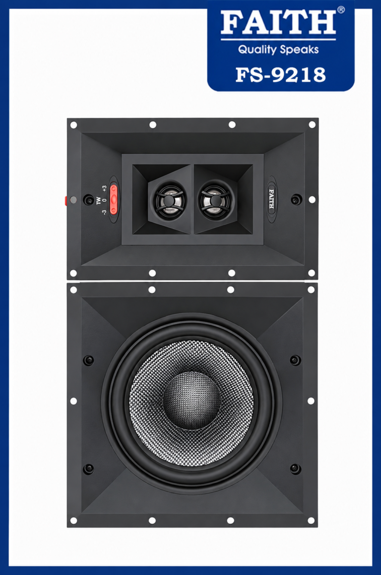 FS-9218 FAITH Carbon Fiber Inwall Surround Speakers