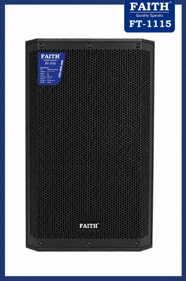 FAITH 15″ INCH 2000 WATTS ACTIVE SPEAKER FT-1115